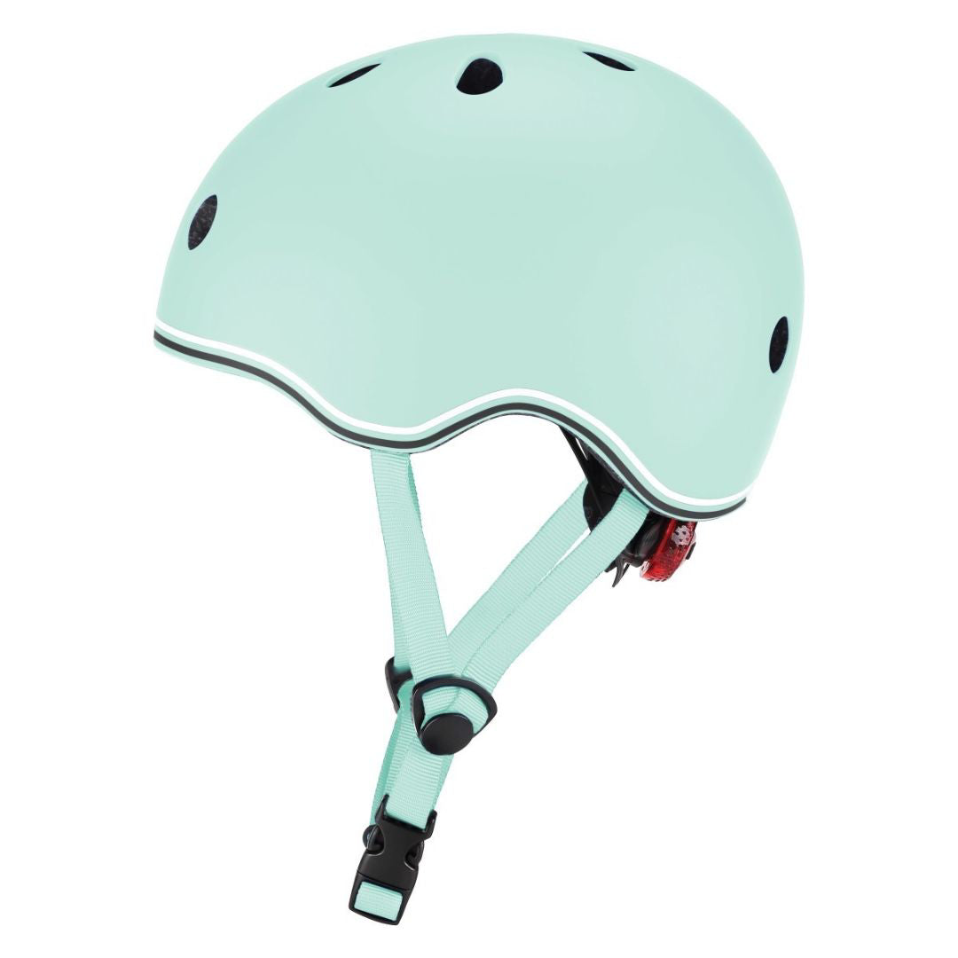 Globber® Otroška čelada z lučko XXS/XS ( 45-51cm ) Pastel Green Globber