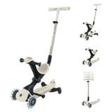 Globber® GO UP deluxe 360° Trottinette Pliable avec Roues Lumineuses Taupe