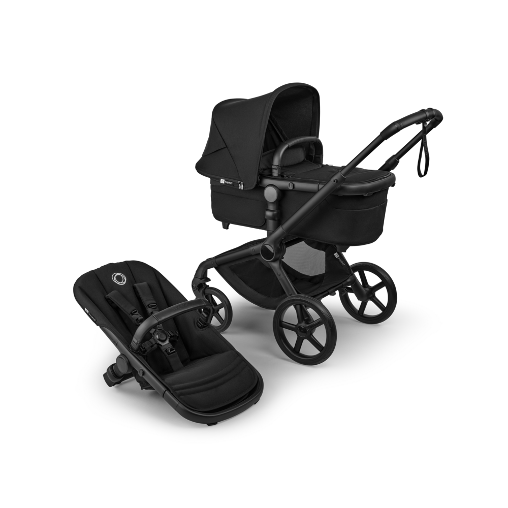 Bugaboo® Otroški voziček 2v1 FOX 5 Renew Complete Black/Heritage Black - Heritage Black Bugaboo
