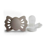 Frigg® Tétine Symétrique en Silicone Lucky Portobello/Cream