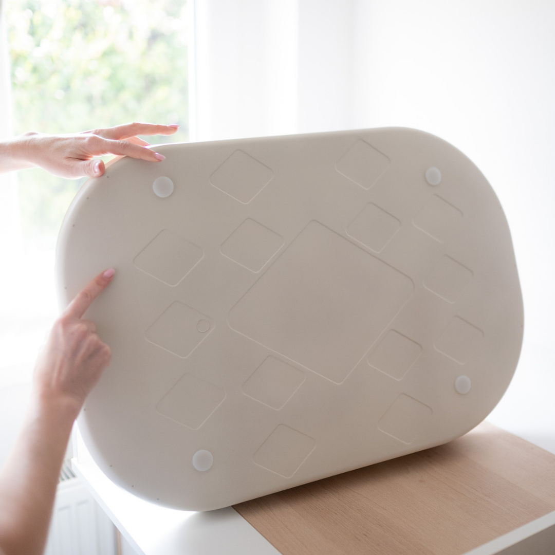 Evibell® Previjalna podloga iz PUR pene Taupe Evibell