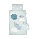 Done by Deer® Dječja posteljina Elphee Blue 100x140