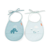 Done by Deer® Set di due bavaglini Elphee Blue