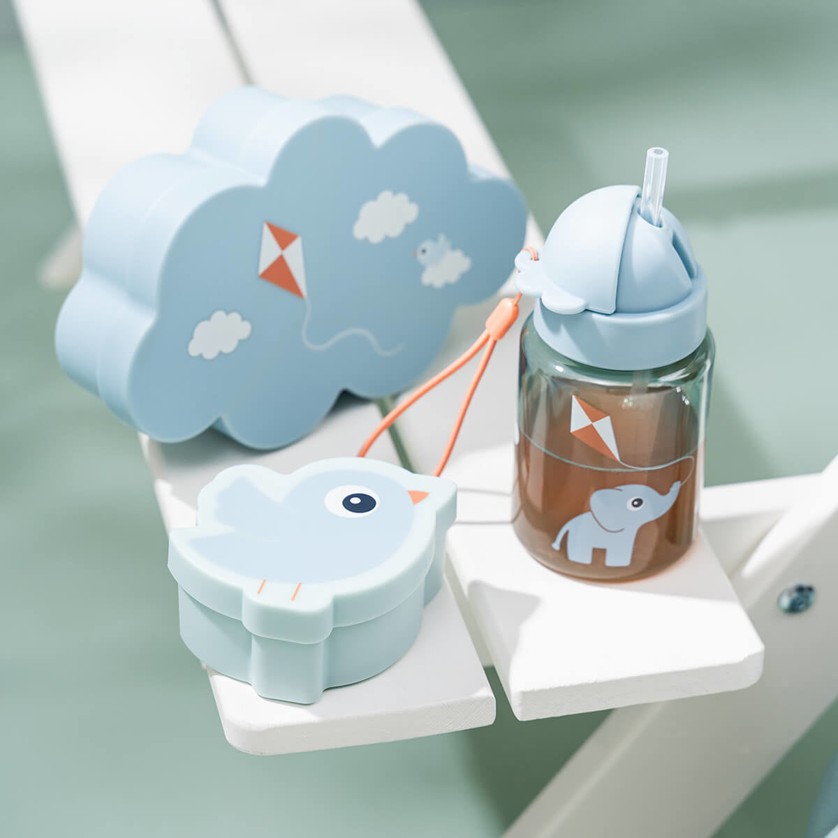 Done by Deer® Set za malico Playground Blue Done by Deer