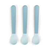 Done by Deer® Foodie Easy-grip Baby Spoon 3-pack Blue