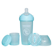 Twistshake® Steklenička PRO Double Anti-Colic 330ml Pastel Blue Twistshake