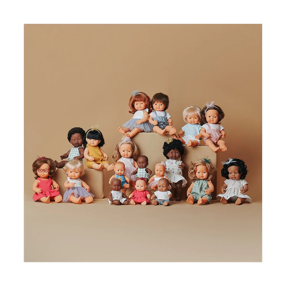 Miniland® Punčka Caucasian Redhead Girl 38cm My Friends & Me Miniland