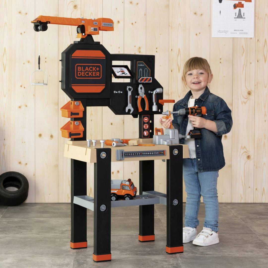 Smoby® Otroška delovna miza Black & Decker Smoby