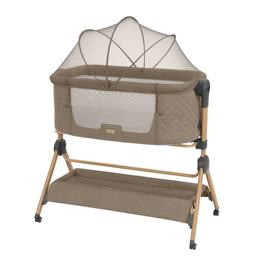 KikkaBoo® Obposteljna posteljica in stolček za hranjenje 2v1 Sleat Me Beige KikkaBoo