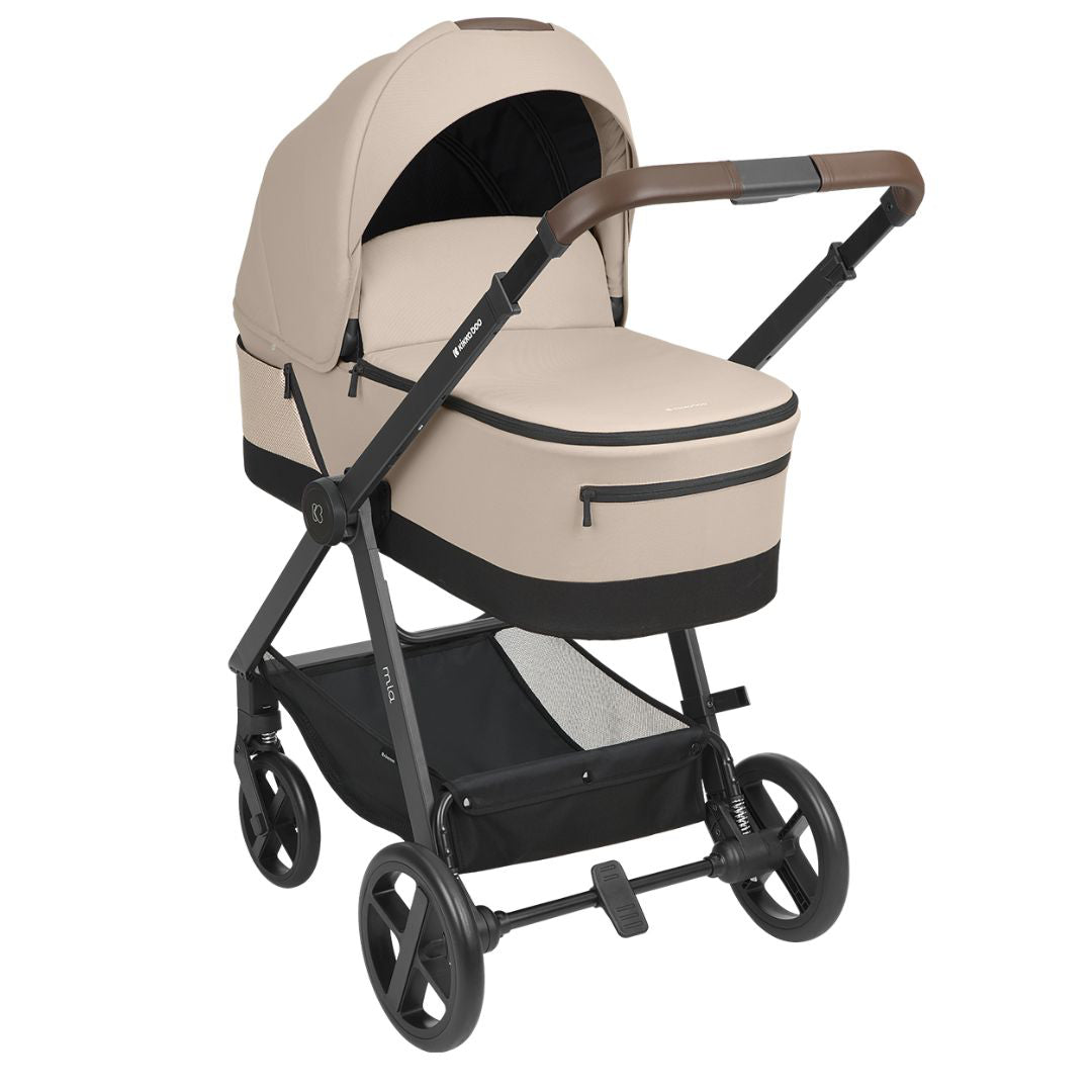 KikkaBoo® Otroški voziček s košaro 3v1 Mia Beige KikkaBoo