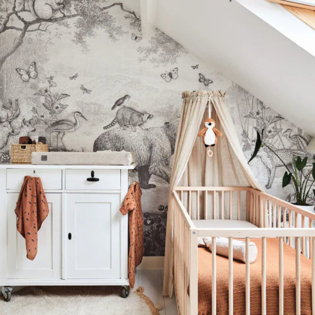 Jollein® Bombažna rjuha 2 kosa 40/50x80/90 Nougat Jollein