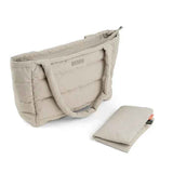 Done by Deer® Quilted changing tote bag Sand