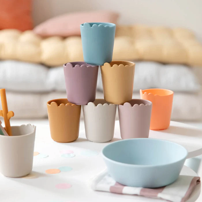 Done by Deer® Mini lonček Kiddish 2 kosa Croco Blue 100ml Done by Deer