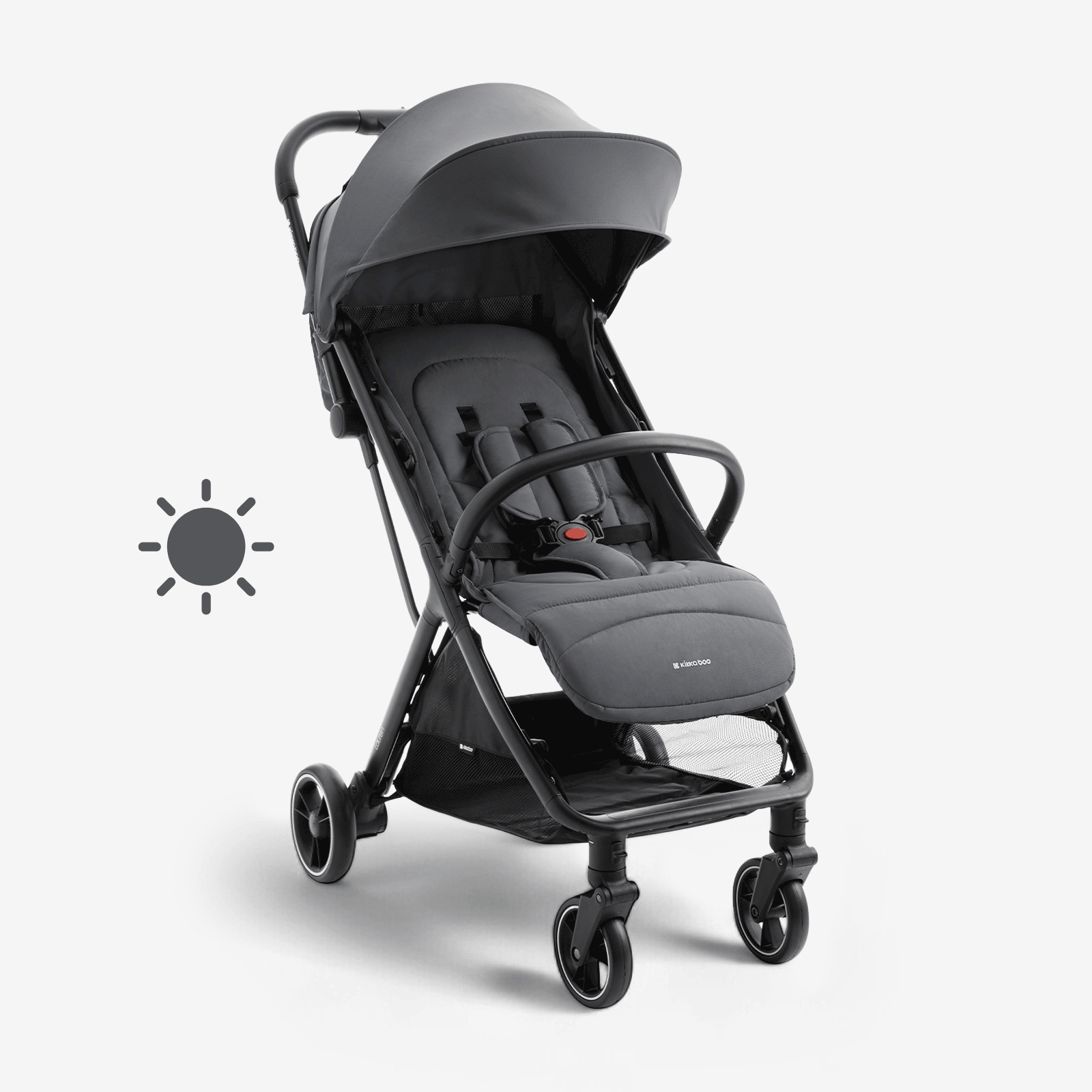 KikkaBoo® Otroški voziček Lauren Grey 2025 KikkaBoo