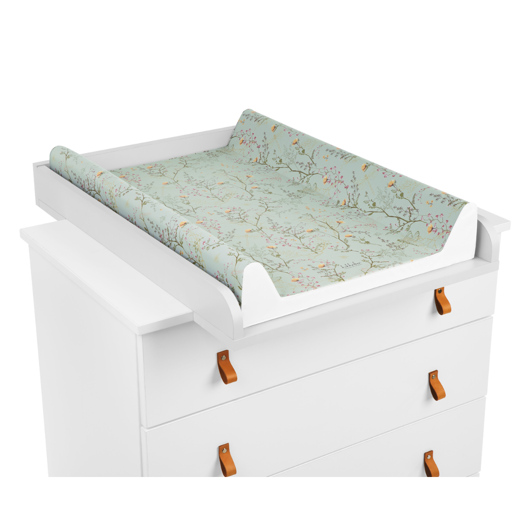 KikkaBoo® Previjalna podloga 70х50cm Secret Garden Green KikkaBoo