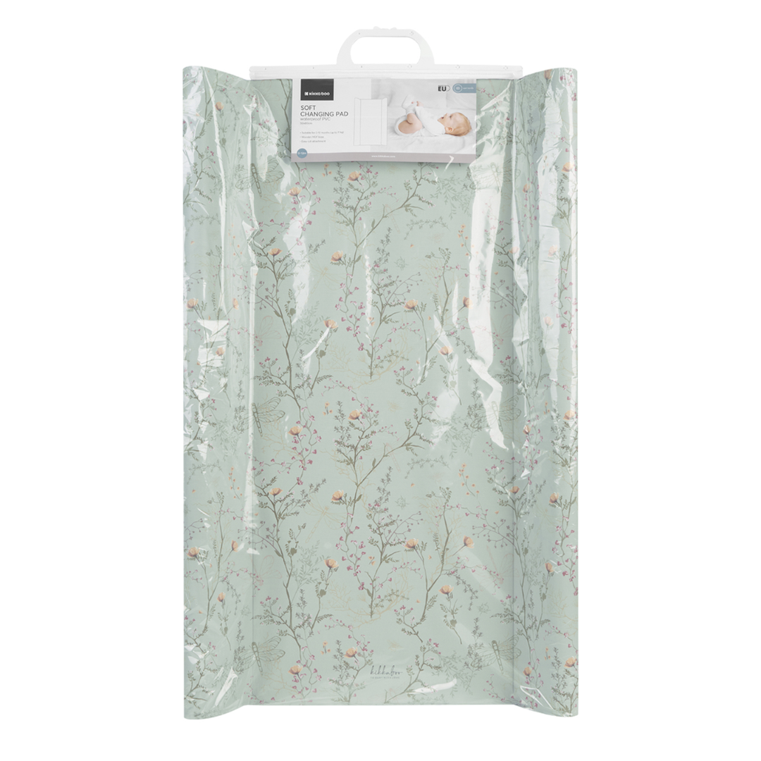 KikkaBoo® Previjalna podloga 80х50cm Secret Garden Green KikkaBoo
