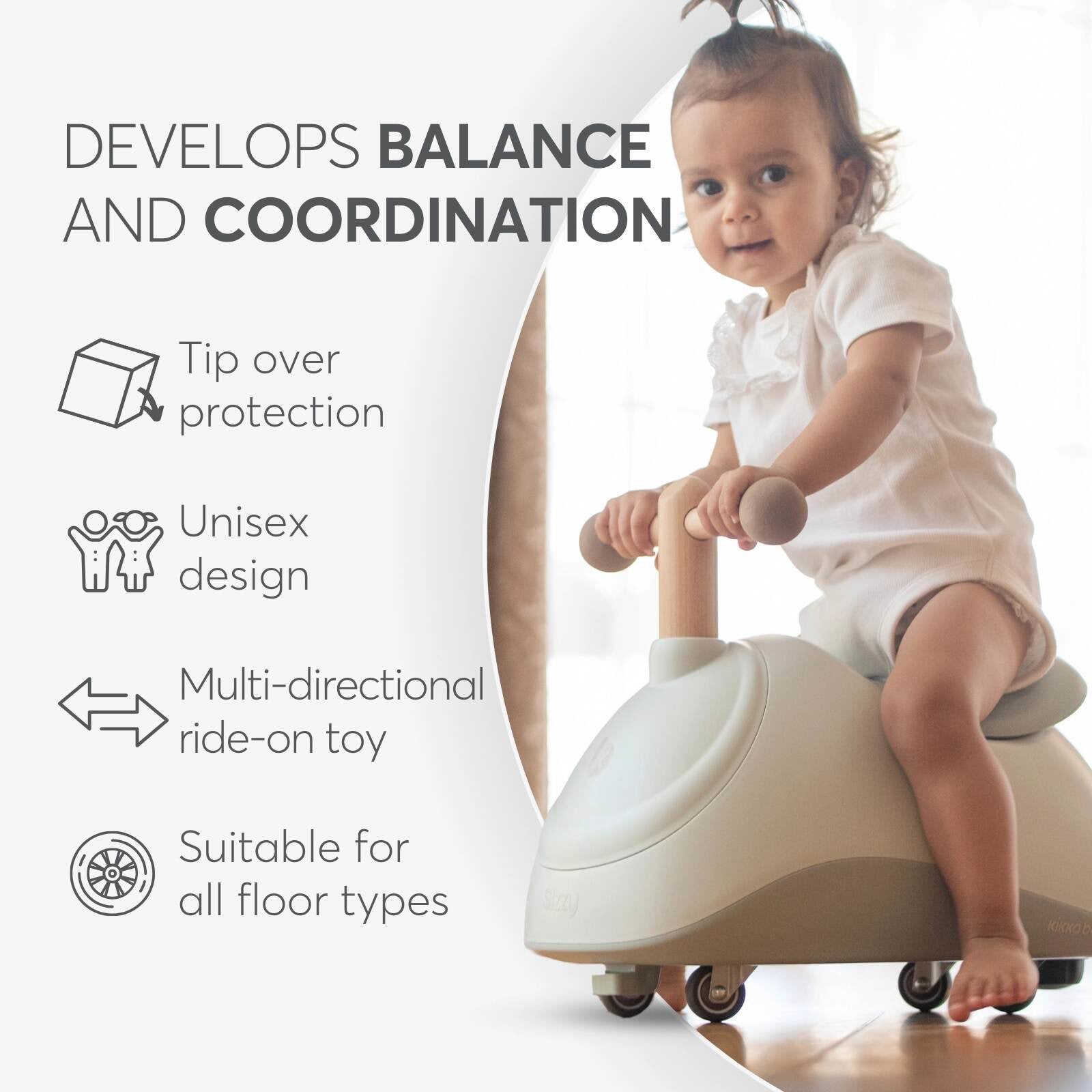 KikkaBoo® Poganjalček Sizzy Beige KikkaBoo