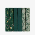 KikkaBoo® Panni per il lavaggio 6 pezzi 30x30 cm Secret Garden Green