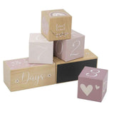 Label Label® Drvene kocke Pink