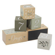 Label Label® Lesene kocke Milestone Olive Green Label Label