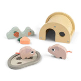 Done by Deer® Set da gioco Tiny Farm Pigee
