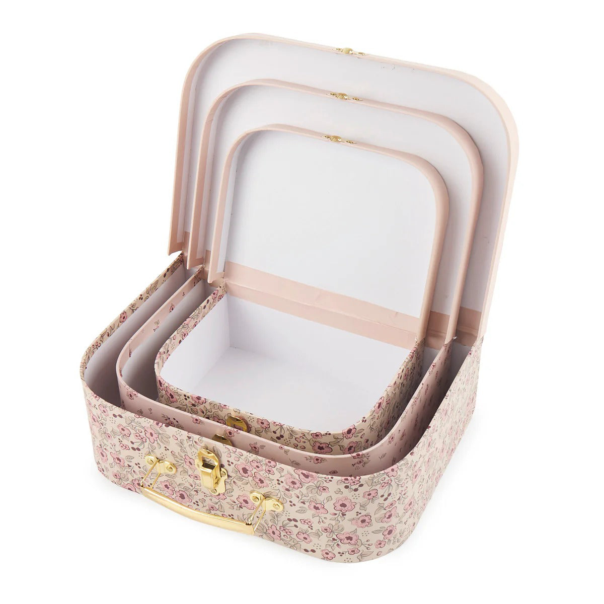 Bieco® Kovček Ella dreamy flowers 3 kos Bieco