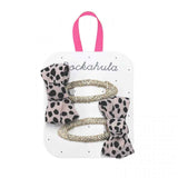Rockahula® Set of Clips Leopard Love Twisty Bow