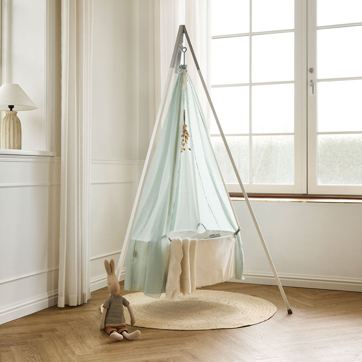 Leander® Otroška viseča zibelka (brez stojala) White Leander