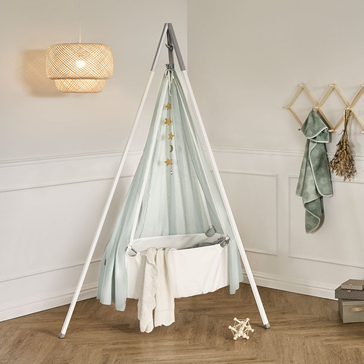 Leander® Otroška viseča zibelka (brez stojala) White Leander