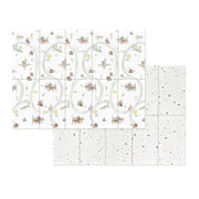 Evibell® Foldable Play Mat 150x190 Terrazzo/Wanderlust
