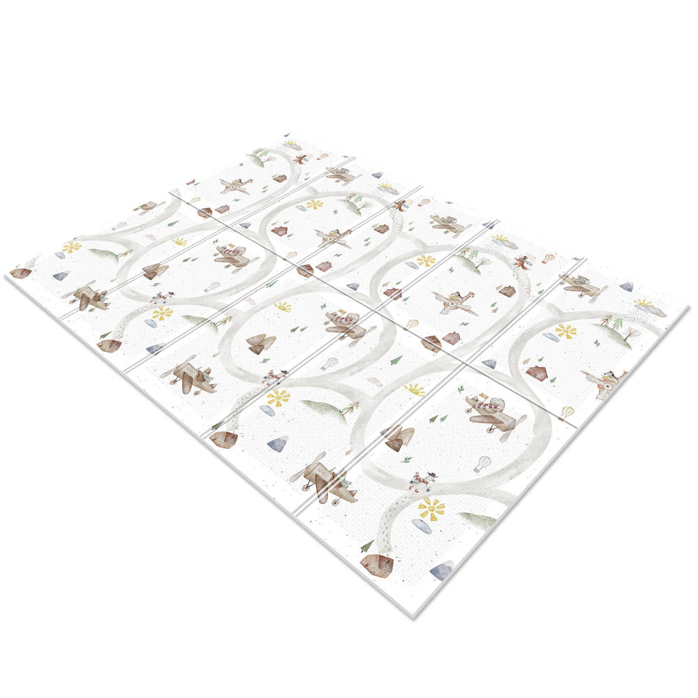 Evibell® Foldable Play Mat 150x190 Terrazzo/Wanderlust