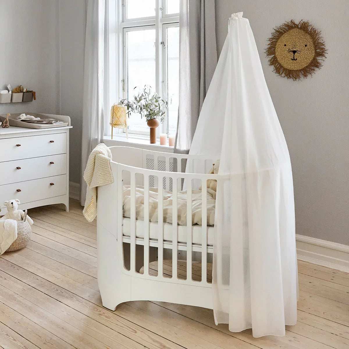 Leander® Otroška posteljica Classic™ Baby 0-3 leta White Leander