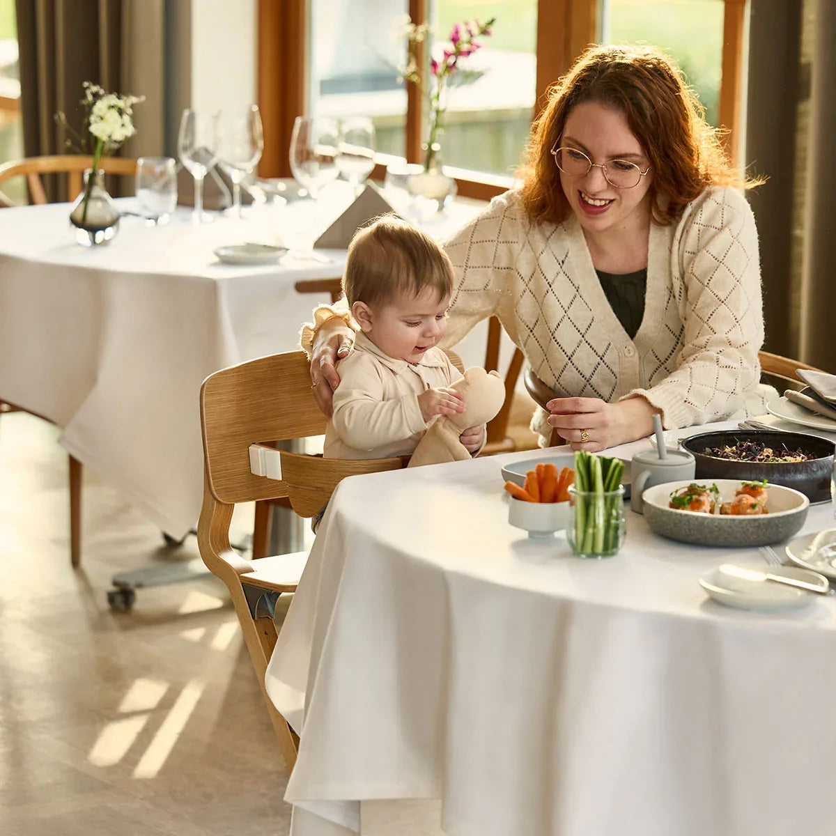 Leander® Otroški stol za hranjenje 4v1 Louie™ Oak (Hrast) Natural Leander