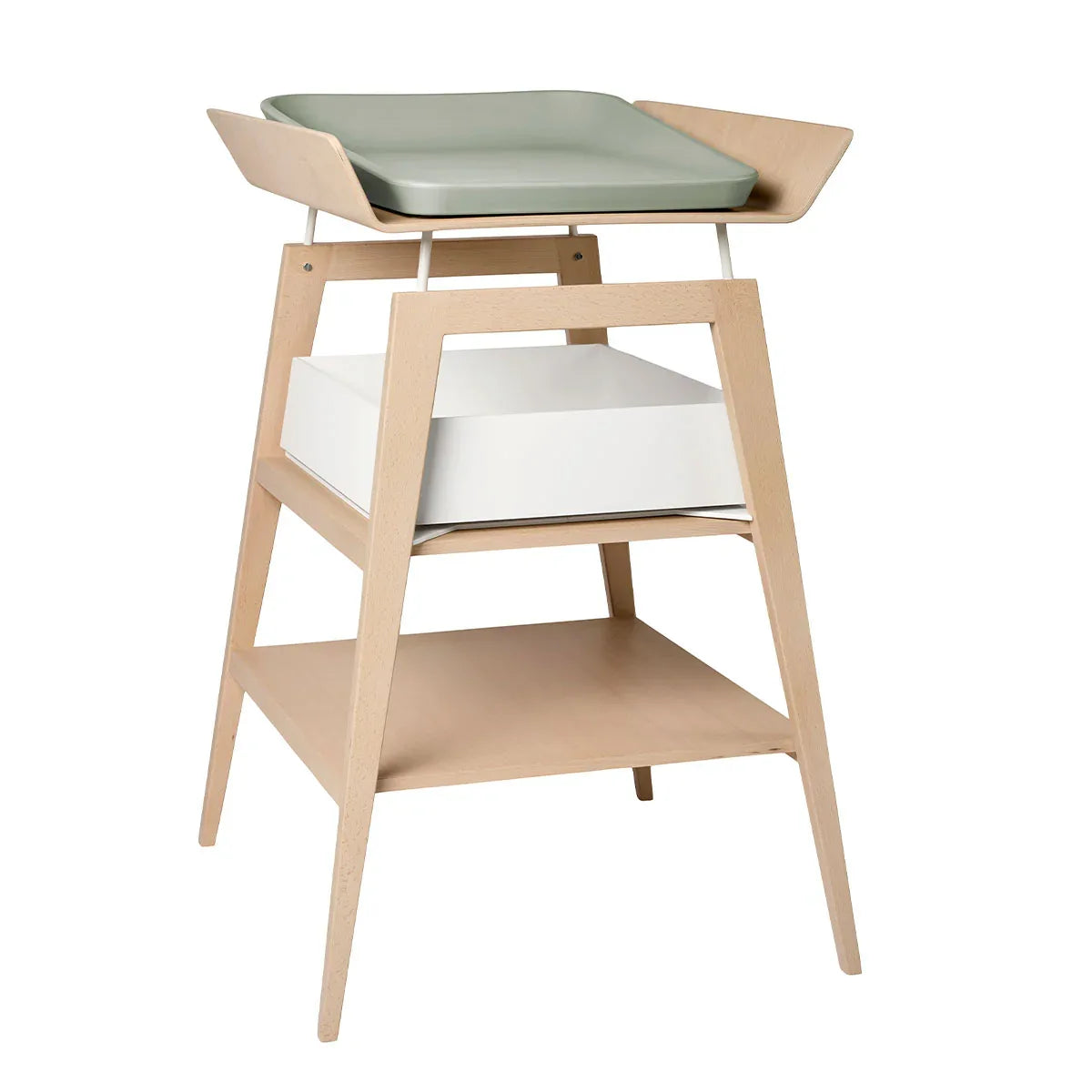 Leander® Otroška previjalna miza Linea™ s podlogo Bukev (Beech) Leander