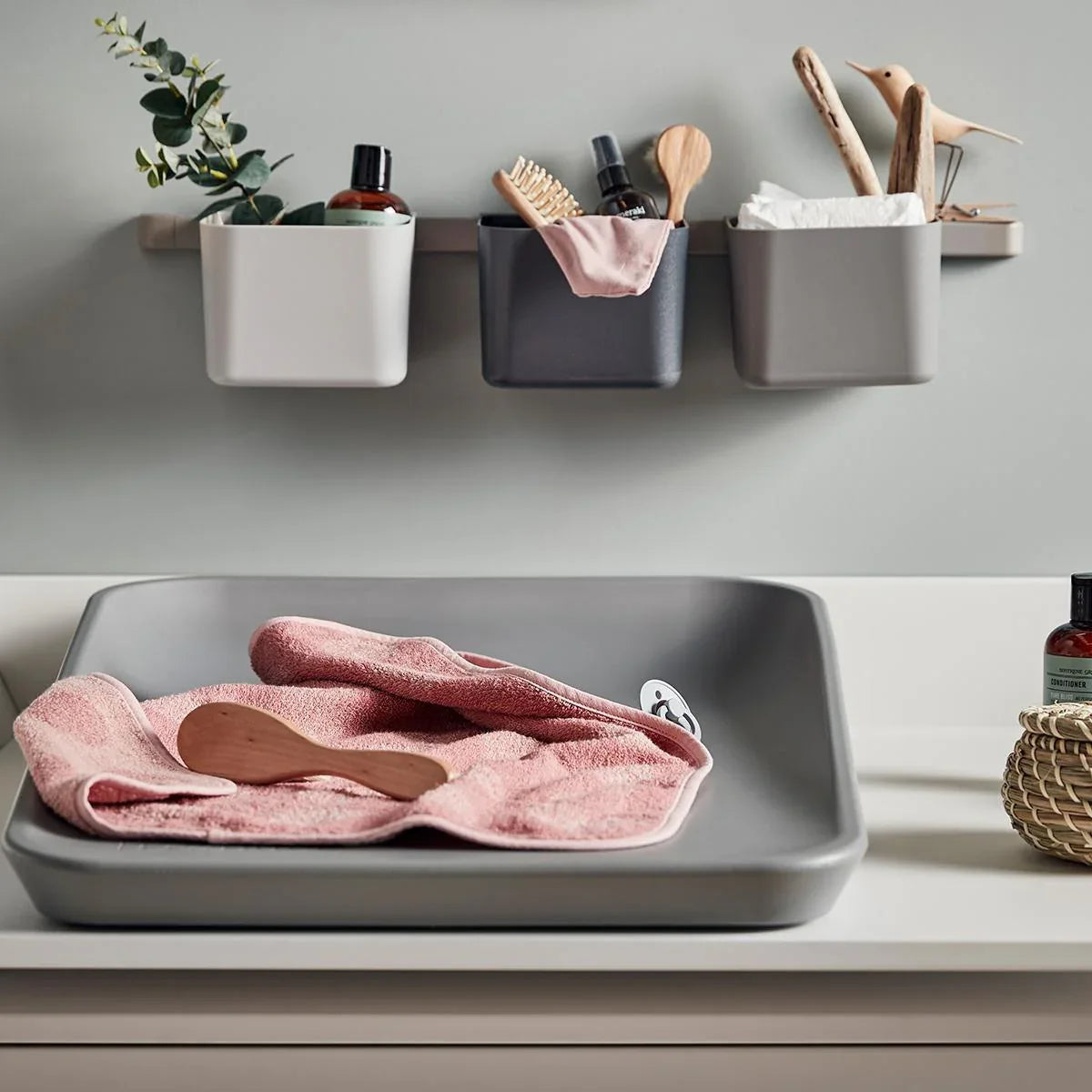 Leander® 3x organizatorji in 2x krajši nosilec Dusty Grey Leander