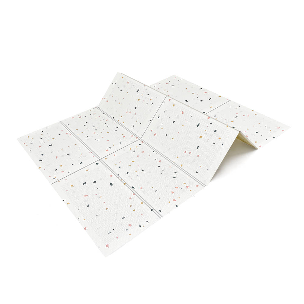 Evibell® Foldable Play Mat 150x190 Terrazzo/Wanderlust