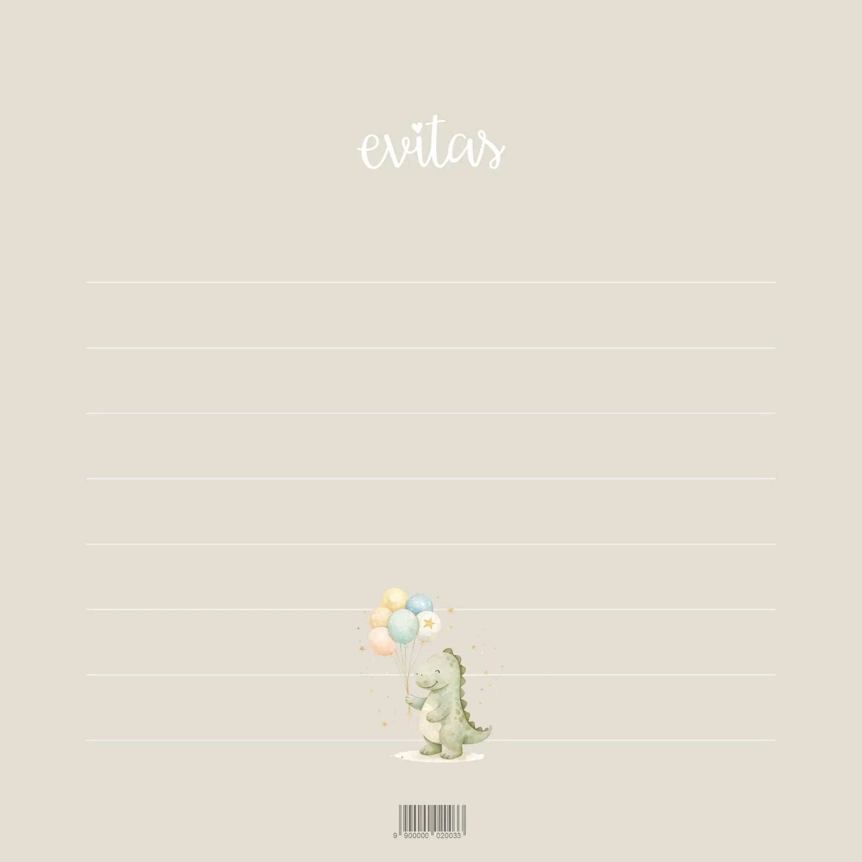 Evitas™ Voščilnica s kuverto za rojstni dan ANG Evitas