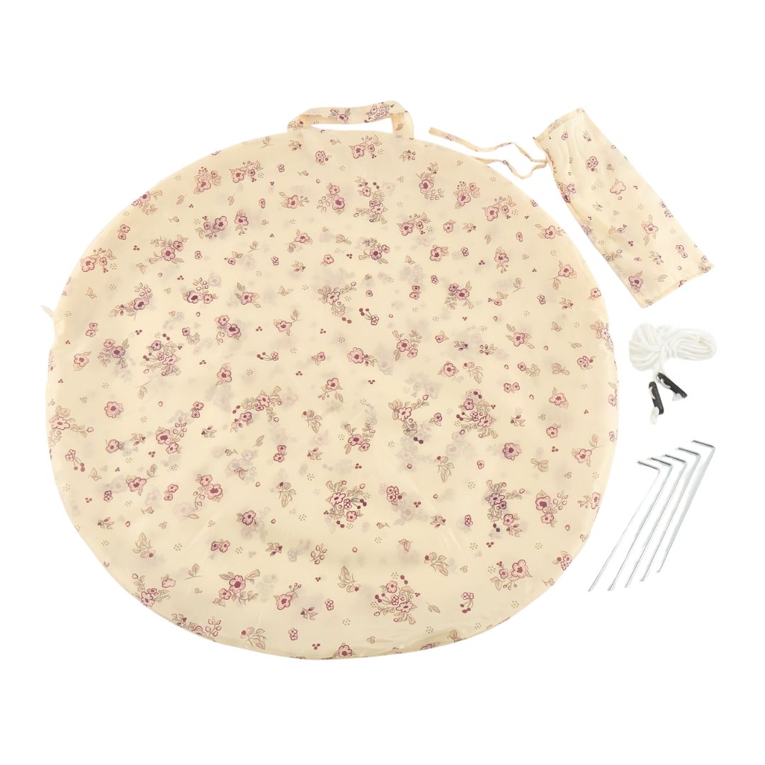 Bieco® Šotor za na plažo z UV 40+ zaščito Vintage Flowers Bieco