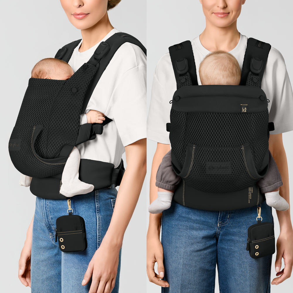 Cybex® Ergonomska nosilka Laya™ (3,2-15 kg) Magic Black Cybex