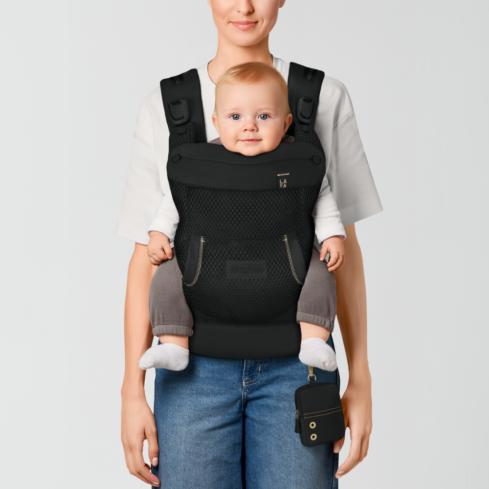 Cybex® Ergonomska nosilka Laya™ (3,2-15 kg) Magic Black Cybex