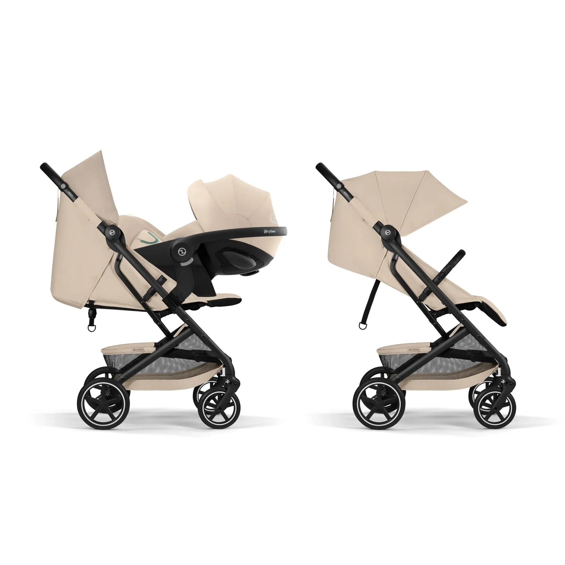 Cybex® Otroški voziček Beezy™ BLK Almond Beige Cybex