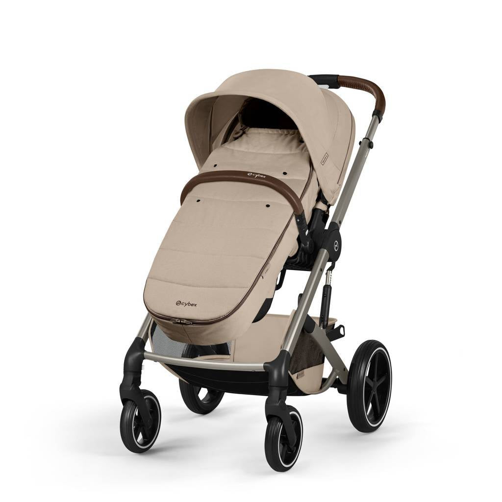 Cybex® Balios™ S Lux Stroller Almond Beige (Taupe Frame)