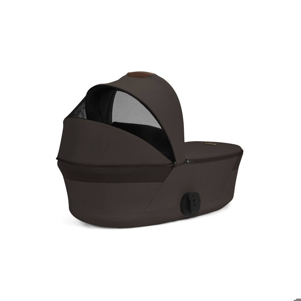 Cybex® Poussette enfant avec nacelle pliable 2en1 Balios S Lux Chocolate Brown (Taupe Frame)
