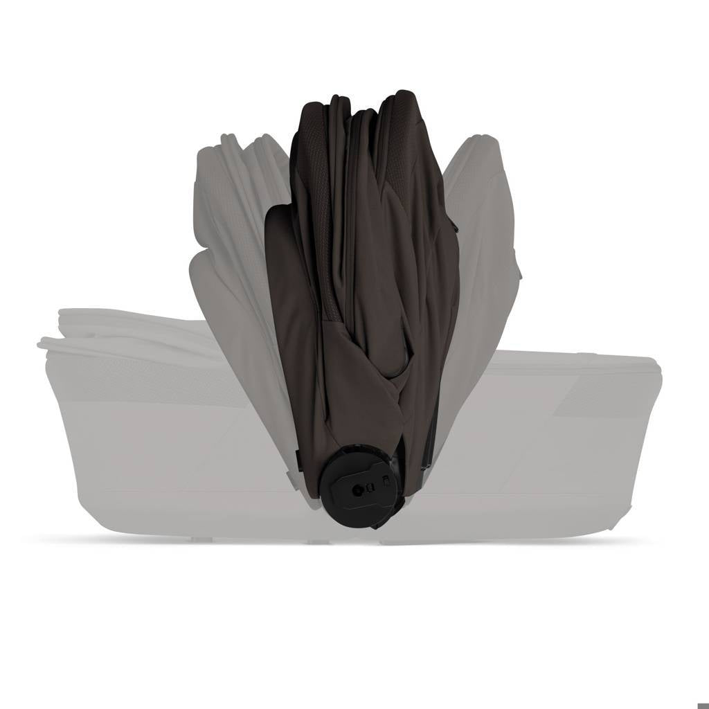 Cybex® Poussette enfant avec nacelle pliable 2en1 Balios S Lux Chocolate Brown (Taupe Frame)