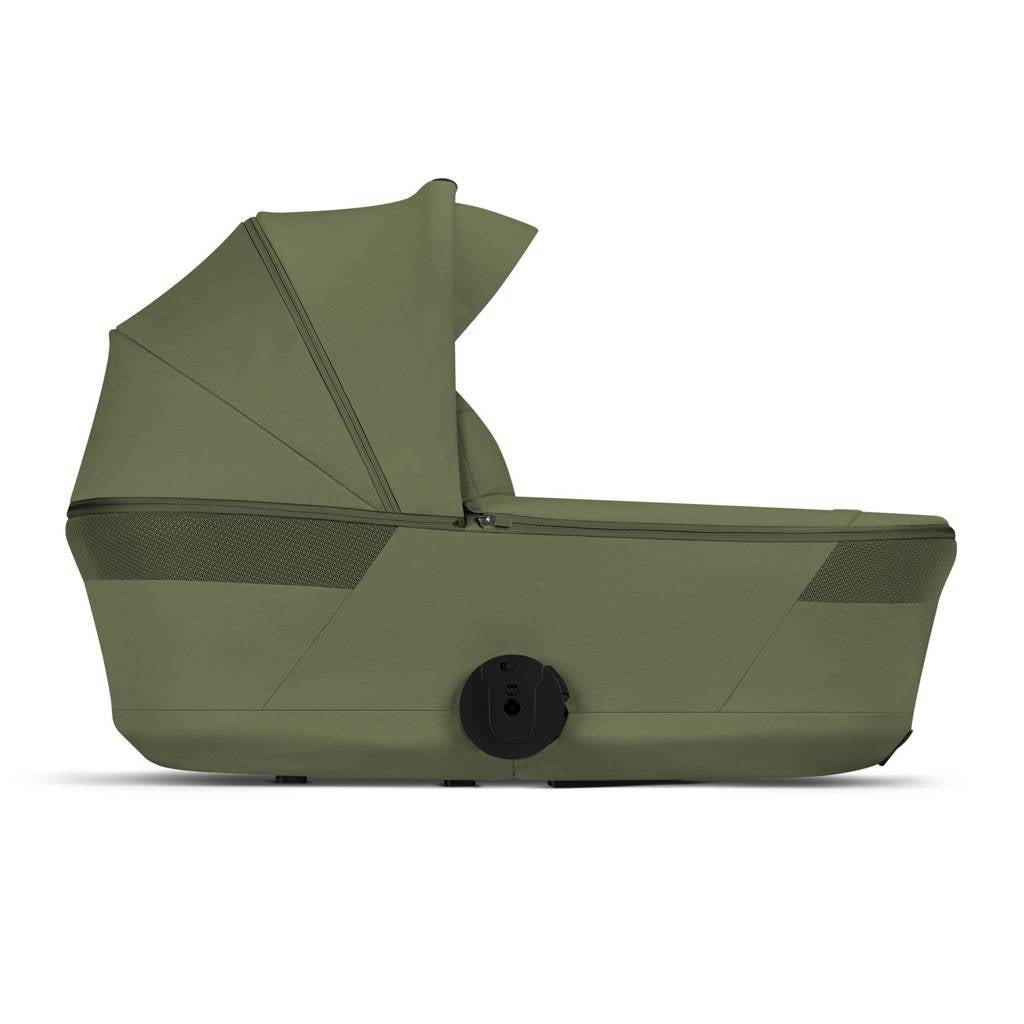 Cybex® Poussette enfant avec nacelle pliable 2en1 Balios S Lux Moss Green (Taupe Frame)