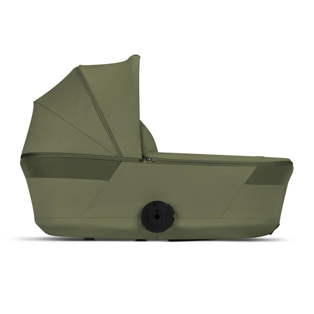 Cybex® Poussette enfant avec nacelle pliable 2en1 Balios S Lux Moss Green (Taupe Frame)
