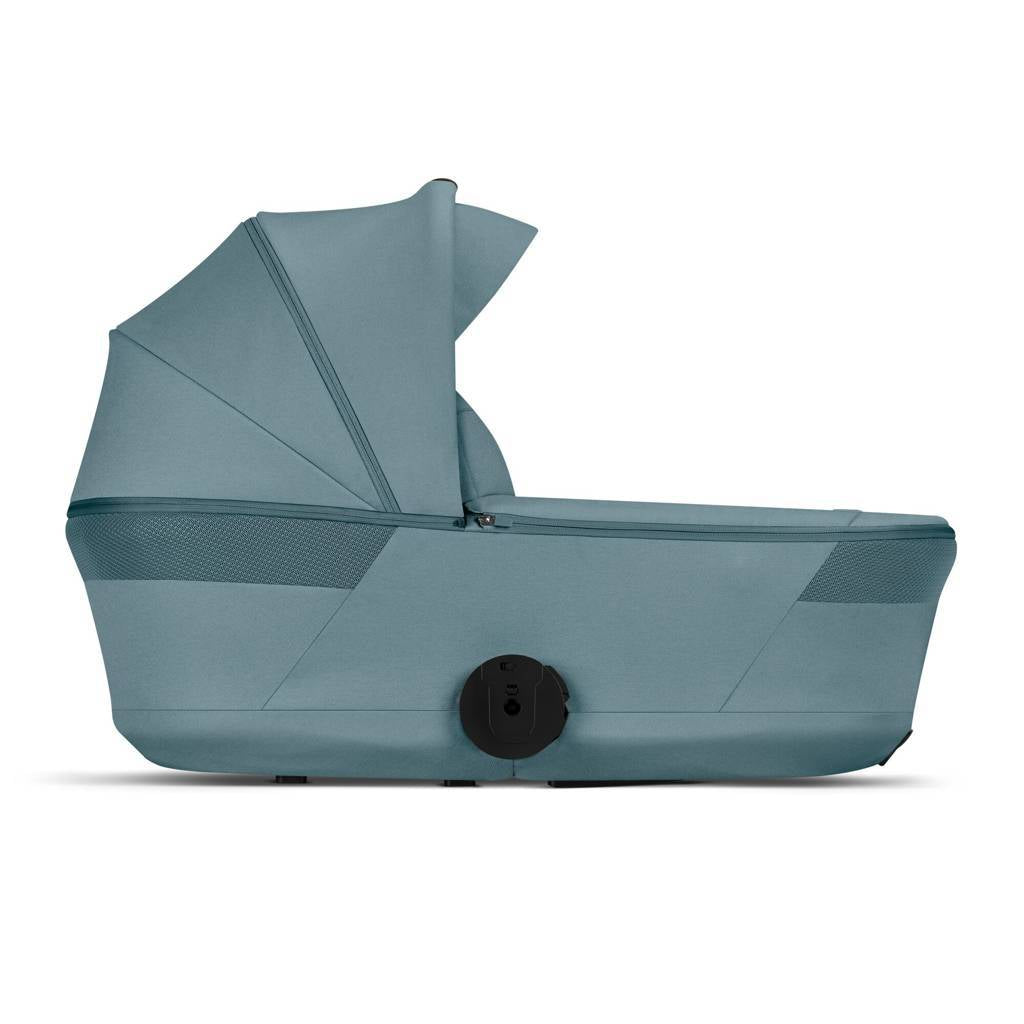 Cybex® Passeggino bambino con navicella pieghevole 2in1 Balios S Lux Stormy Blue (Taupe Frame)