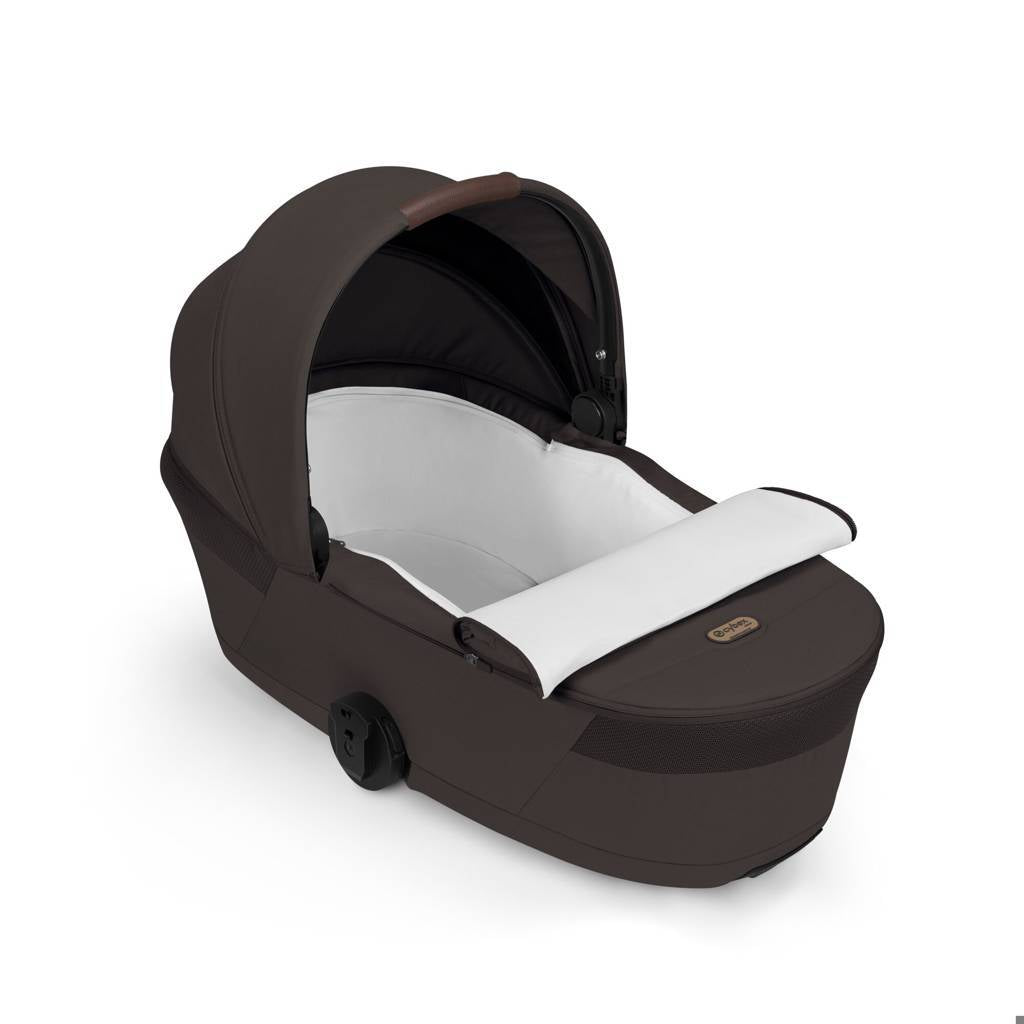 Cybex® Poussette enfant avec nacelle pliable 2en1 Balios S Lux Chocolate Brown (Taupe Frame)