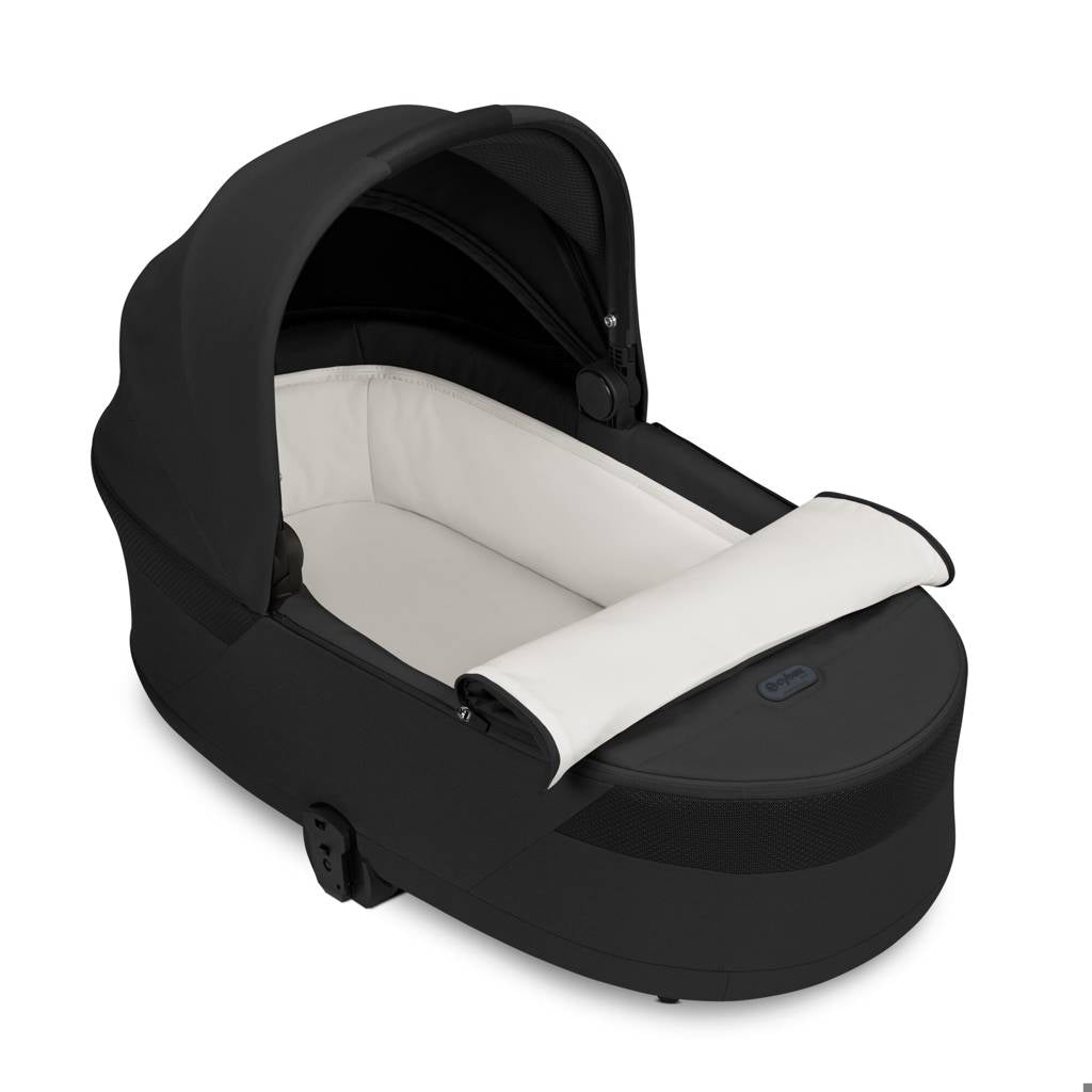 Cybex® Passeggino bambino con navicella 2in1 Balios S Lux Moon Black (Black Frame)