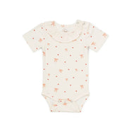 CamCam® Body à manches courtes Olivia GOTS Bows